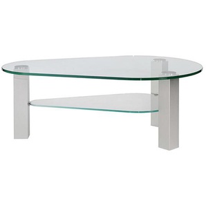 Couchtisch, Titan, Metall, Glas, Freiform, eckig, 76x43 cm, Wohnzimmer, Wohnzimmertische, Couchtische, Glas-Couchtische