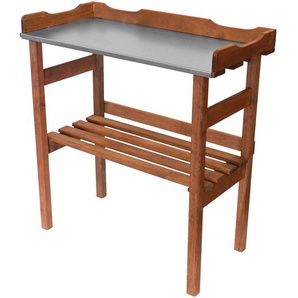 Xxxl Pflanztisch, Braun, Holz, Kiefer, massiv, 78x86x38 cm, Gartenzubehör, Hochbeete