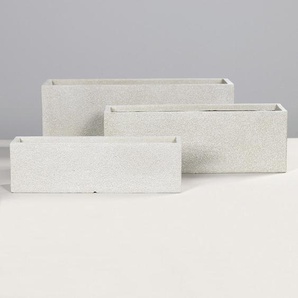 Pflanztopf , Sand , Kunststoff , rechteckig , Dekoration, Übertöpfe