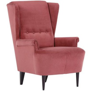 Sessel, Rot, Textil, Uni, 72x104x85 cm, Stoffauswahl, Wohnzimmer, Sessel, Polstersessel