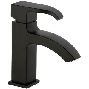 Waschtischarmatur , Schwarz , Metall , 4x17.5x15 cm , Made in Germany , flexible Anschlussschläuche , Badezimmer, Waschbecken & Armaturen, Badarmaturen