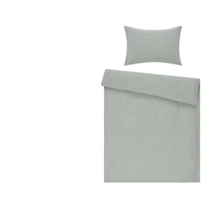 Uups Bettwäsche  Baby Musselin ¦ grün ¦ Maße (cm): B: 100
