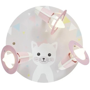 Uups Deckenleuchte 3-flammig Miau - grau - Materialmix - 20 cm - 30.0 | Möbel Kraft