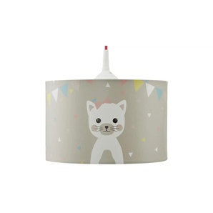 Uups Hängeleuchte Miau - grau - Materialmix - 18 cm - 28.0 | Möbel Kraft