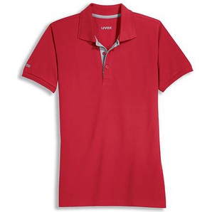 uvex Poloshirt rot Gr. 4XL uvex_8904815