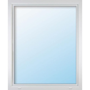 Uw 0,9 W/m²K fenster pvc, 3-fach Isolierglas, weiss/weiss, 1-flügelig, Dreh/Kipp, 100 x 80 cm din, rechts