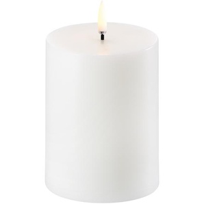 Uyuni LED Pillar Kerze Premium weiß  5,8 x 15,2 cm