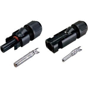 V-Tac 11413 Paar Mc4-Solar-Photovoltaik-Steckverbinder (Männlich/weiblich) Ip68-Packung Mit 100 Paar (200 Stück)