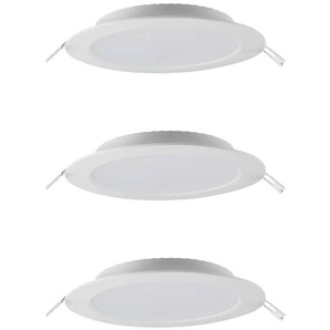 V-TAC LED-Einbauleuchte VT-61006, EEK: E, 6 W, 660 lm, 3000 K, 3 Stück 7858