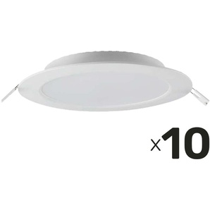 V-TAC LED-Einbauleuchte VT-61012, EEK: F, 12 W, 1200 lm, 4000 K, 10 Stück 7862