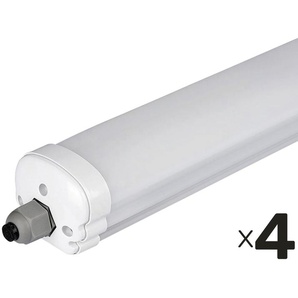 V-TAC LED-Feuchtraum-Wannenleuchte, 36W, 4320lm, 4500K, 1200mm, 4 Stk