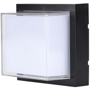 V-TAC LED-Wandleuchte VT-828, EEK: F, 12 W, 1280 lm, 4000 K, schwarz 218544