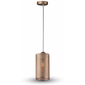 V-Tac Pendant Light 1mt E27 Elegant Stylish Ф130mm - Metall - Mod Vt-7132 - Sku 3827 - Champagne Gold