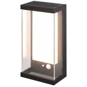 V-TAC Solar LED-Außenleuchte VT-1193, 1 W, 3000 K, mit Sensor, schwarz 23032