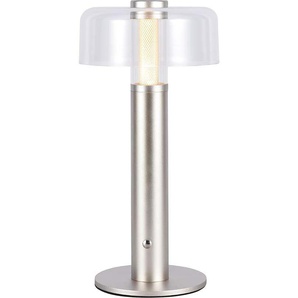 V-Tac Vt-1049 Led-Tischleuchte 1 W Champagner Und Transparentes Weiß, Batteriebetrieben, Touch-Dimmbar 3000 K – 7943