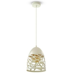 V-Tac Vt-7200 Pendant Light 1mt E27 Elegant Stylish Metall Matt Weiß Ф200mm Ip20 - Sku 3823