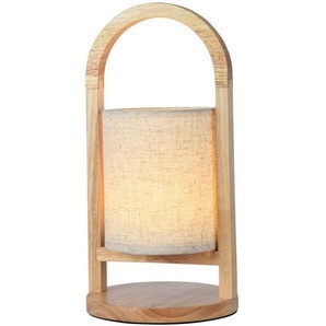 V-Tac Vt-7570 Led-Tischlampe Im Holzstoffstil 1,5 W Beige Wiederaufladbares Licht Dimmbar 3000 K - 23091