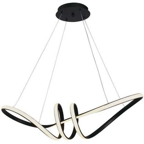 V-Tac Vt-7798 24w Led-Hängeleuchter Aus Geflochtenem Metall Mit Modernem Design 72*30cm Schwarz 3000k - 8010