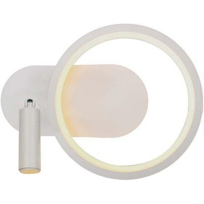 V-Tac Vt-7906 Led-Wandleuchte, Moderne Runde Wandleuchte, 14 W, Metallgehäuse, Weiß, 25 Cm, Licht 4000 K – 14982