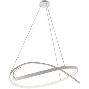 V-Tac Vt-7916 Led-Pendelleuchte, Runde, Ineinander Verschlungene Kreise, 48 W, Metall, Weiße Farbe, 80 X 120 Cm, 3000 K, Triac, Dimmbar – 14996