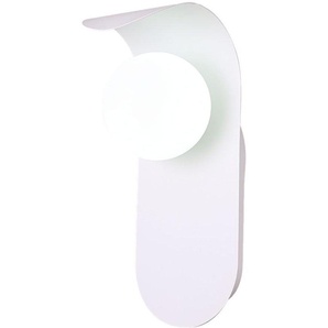 V-Tac Wandstrahler Mit G9-Anschluss Aus Metall Und Glas, Weiße Farbe Ip20 - 23408