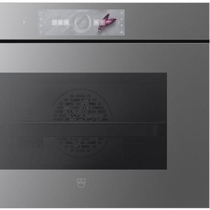 V-ZUG Excellence Line 2107000009 Combair V6000 45P AutoDoor Pyrolyse Backofen Spiegelglas Platinum - 10 Jahre Hersteller-Garantie