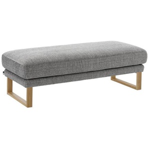 Valnatura Hocker , Grau , Textil , Eiche , massiv , rechteckig , 138x45x58 cm , Goldenes M , Fußauswahl, Lederauswahl, Stoffauswahl, Gestellauswahl , Wohnzimmer, Hocker, Sitzhocker