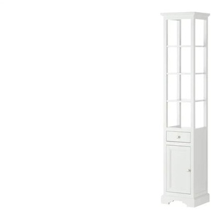 VAN HECK Hochschrank - weiß - Materialmix - 44 cm - 220 cm - cm 37,0 | Möbel Kraft