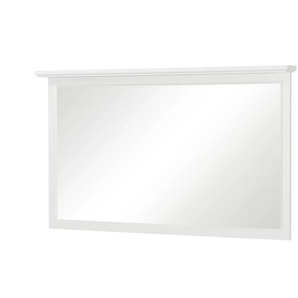 VAN HECK Spiegel - weiß - Massivholz, Glas - 159 cm - 96 cm - 13 cm | Möbel Kraft