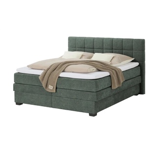 vanDoorn Boxspringbett Canto ¦ grün ¦ Maße (cm): B: 174 H: 119