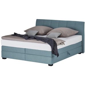 vanDoorn Boxspringbett  Chiara ¦ blau ¦ Maße (cm): B: 172 H: 107