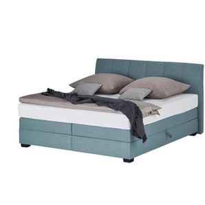 vanDoorn Boxspringbett Chiara ¦ blau ¦ Maße (cm): B: 172 H: 107