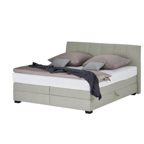 vanDoorn Boxspringbett Chiara ¦ grau ¦ Maße (cm): B: 212 H: 107