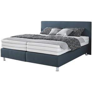 vanDoorn Boxspringbett - blau - Materialmix - 193 cm - 105 cm | Möbel Kraft