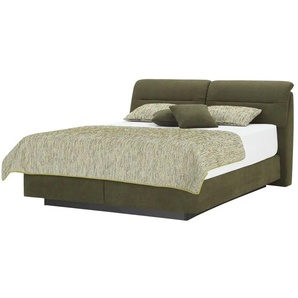 vanDoorn Boxspringbett  Legato ¦ grün ¦ Maße (cm): B: 198 H: 112