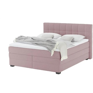 vanDoorn Boxspringbett mit Bettkasten  Canto ¦ rosa/pink ¦ Maße (cm): B: 214 H: 119