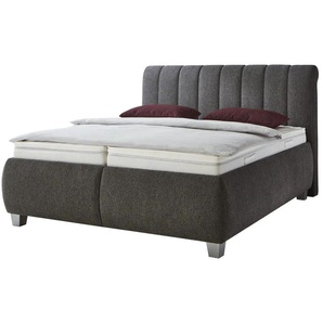 vanDoorn Polsterbett - grau - Materialmix - 196 cm - 125 cm | Möbel Kraft