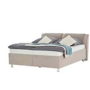 vanDoorn Polsterbett mit Bettkasten Talea - beige - Materialmix - 172 cm - 98 cm | Möbel Kraft