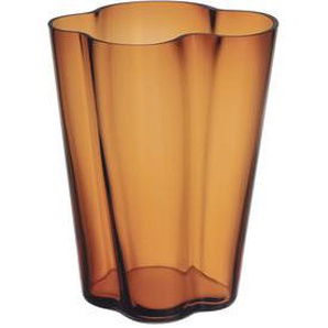 Vase Aalto glas orange / 21 x 21 x H 24 cm - Alvar Aalto, 1936 - Iittala - Orange