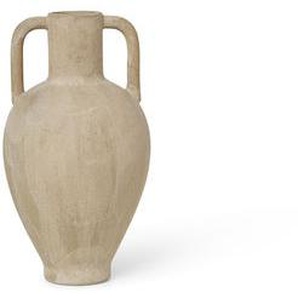 Vase Ary Large keramik beige / Ø 6,4 x H 11,5 cm - Porzellan - Ferm Living - Beige