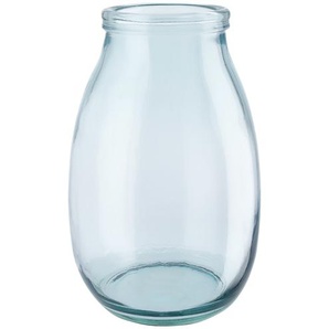 Vase   ¦ blau ¦ Glas ¦ Maße (cm): H: 28  Ø: 18