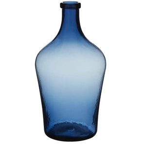 HOME STORY Vase   ¦ blau ¦ Glas ¦ Maße (cm): H: 42  Ø: 22