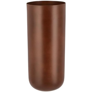 Vase - braun - Metall - 28 cm - [12.0] | Möbel Kraft