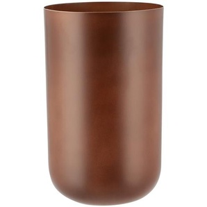Vase   ¦ braun ¦ Metall ¦ Maße (cm): H: 20  Ø: 13