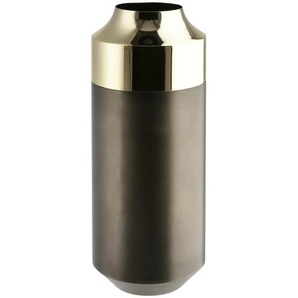 Vase - braun - Stahl, Metall, Metall, Stahl - 33 cm - [12.5] | Möbel Kraft
