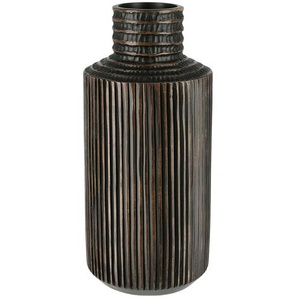 Vase | braun | Polyresin (Kunstharz) | 35,5 cm | [16.5] |