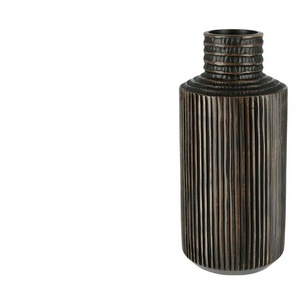 Vase | braun | Polyresin (Kunstharz) | 35,5 cm | 16.5 |