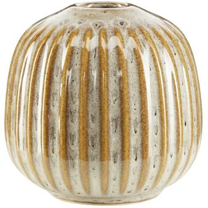 Vase - braun - Steingut - 9,3 cm - [9.5] | Möbel Kraft