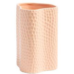 Vase Brutal keramik rosa / 13 x 13 x H 20 cm - Keramik - & klevering - Rosa