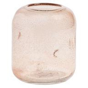 Vase Bubble glas rosa / Recycling-Glas - Ø 13 x H 17 cm - & klevering - Rosa